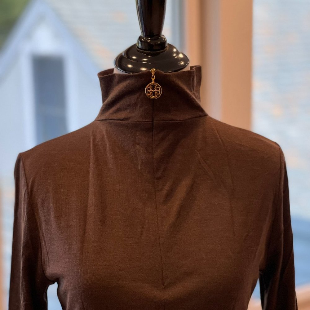 Tory Burch Brown Wool Blend Top - Picture 2 of 14